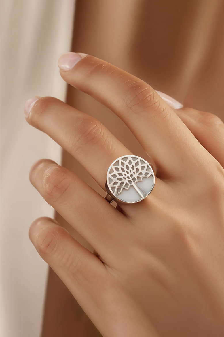 Tree of Harmony 92.5 Sterling Silver Ring