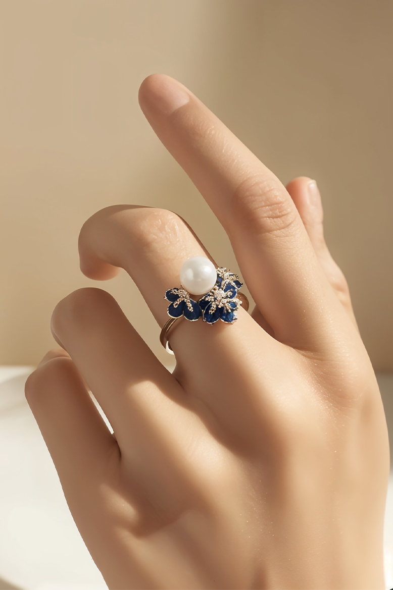 Blossom Pearl 92.5 Sterling Silver Ring