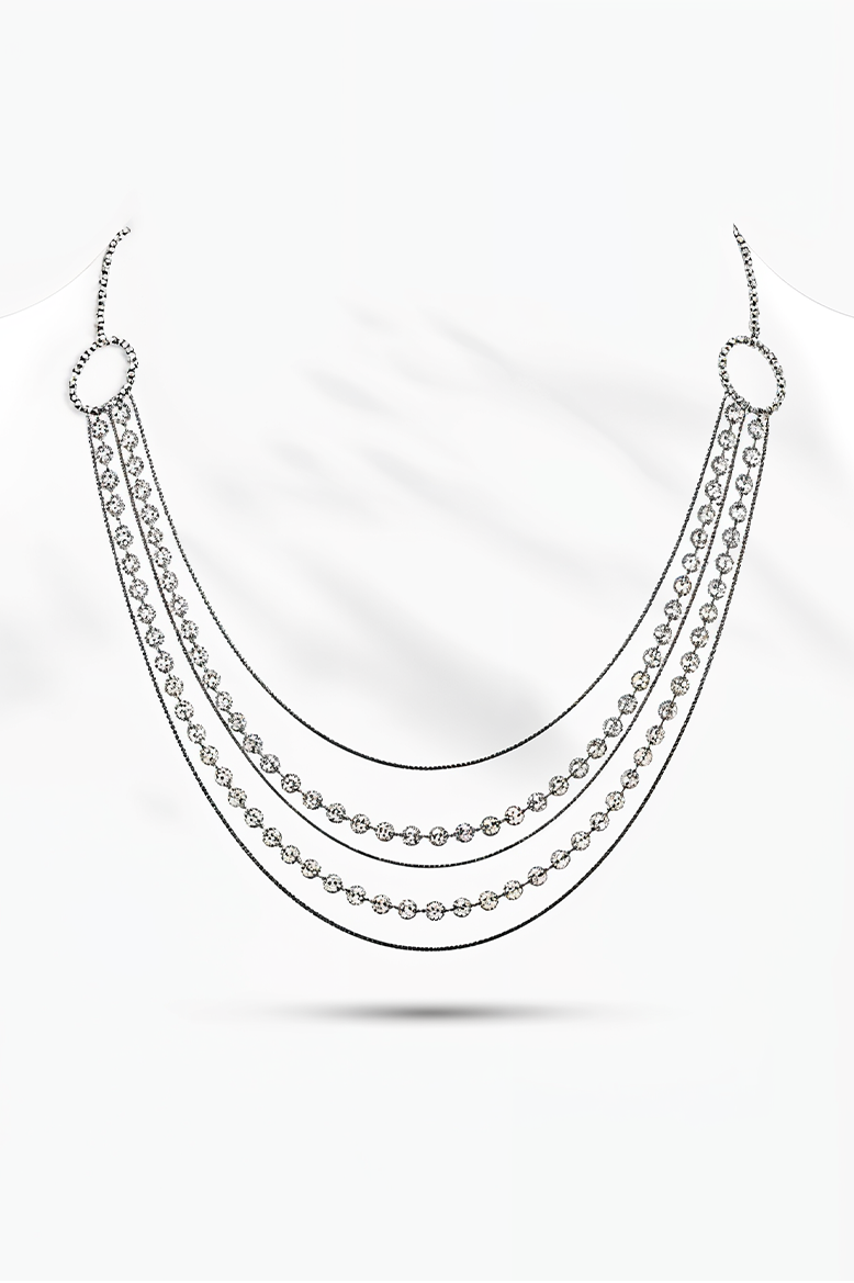 Aurora Multi-Strand 92.5 Silver Chain