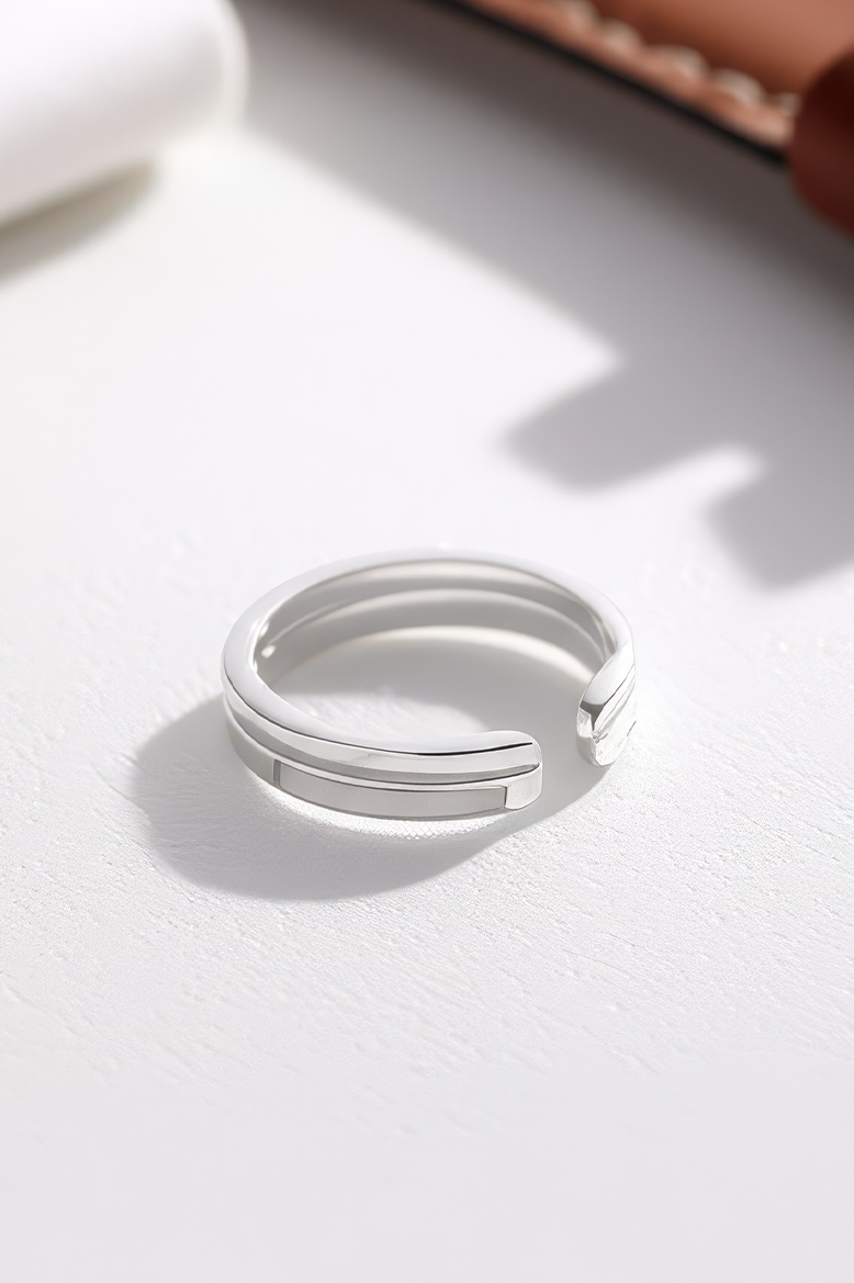 Nova Edge 92.5 Sterling Silver Ring