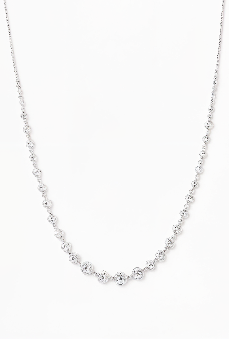 LustreLine Beaded 92.5 Silver Chain