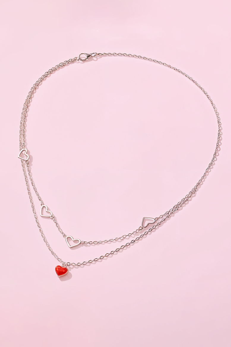Hearts In Harmony 92.5 Silver Chain
