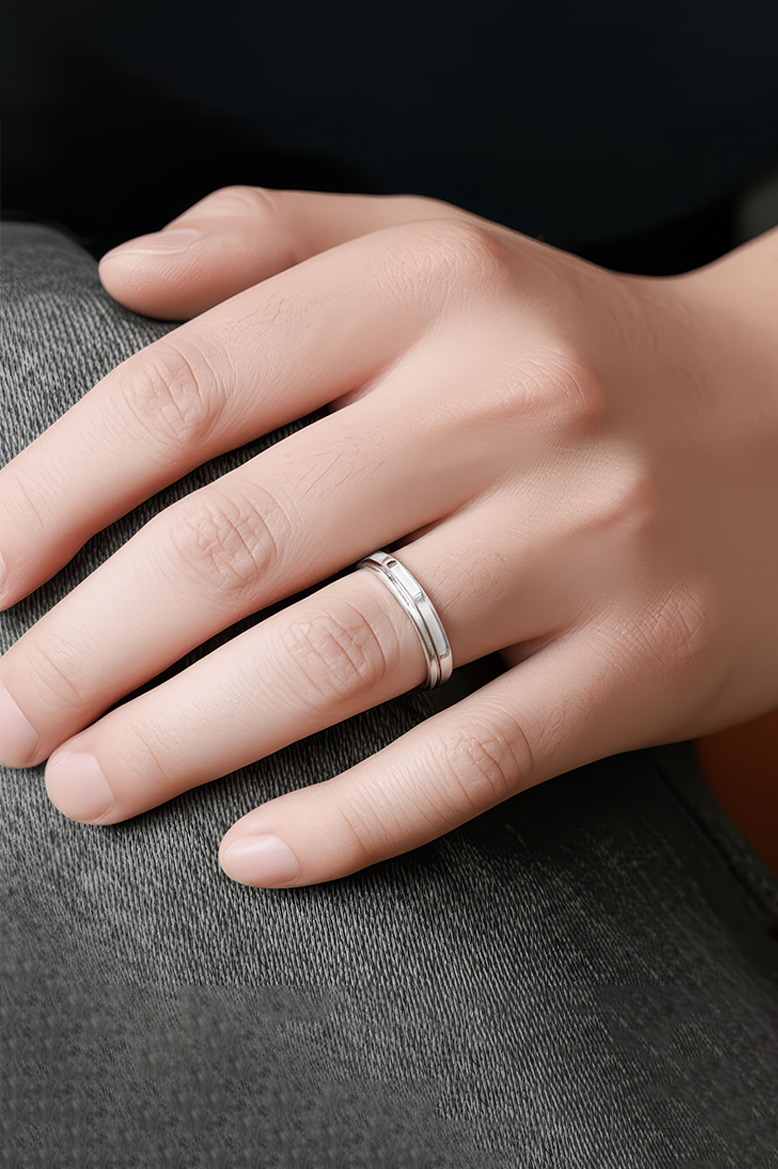 Nova Edge 92.5 Sterling Silver Ring