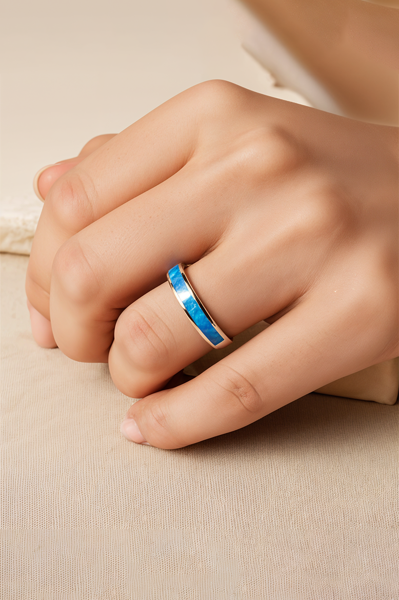 Bluefire Minimal 92.5 Sterling Silver Ring