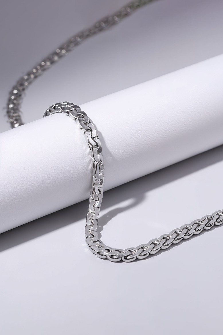 SleekTwist 92.5 Silver Chain