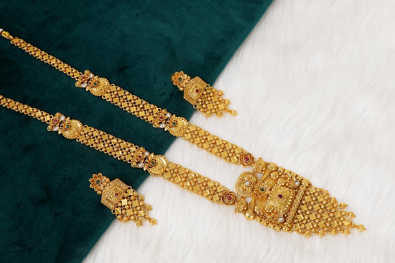 Vintage Antique Long Necklace Set