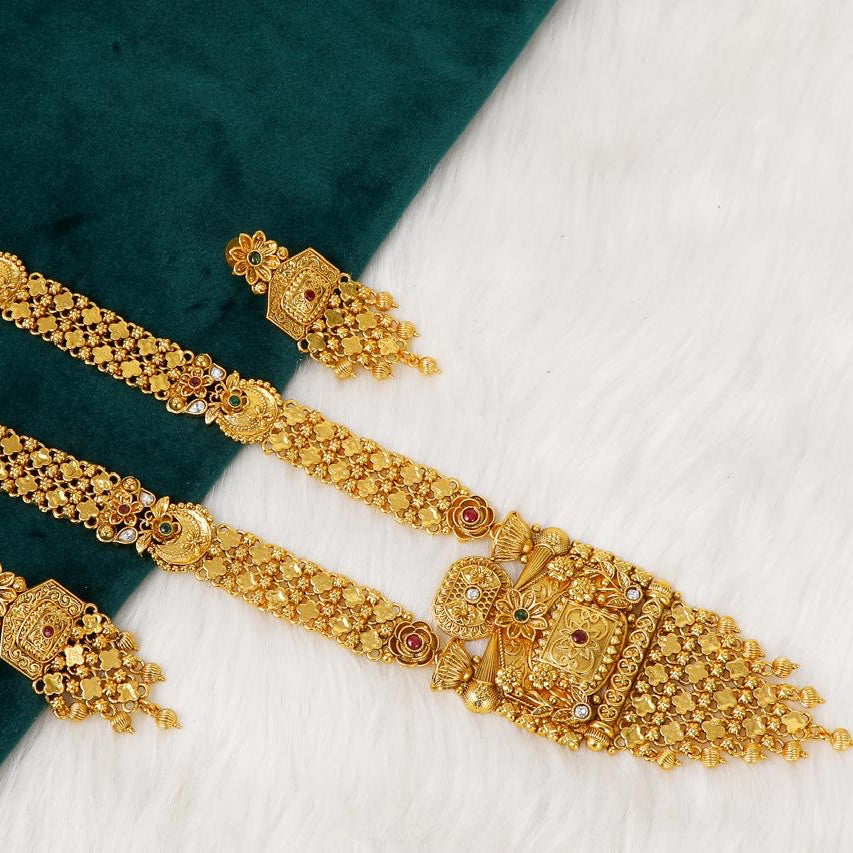 Vintage Antique Long Necklace Set