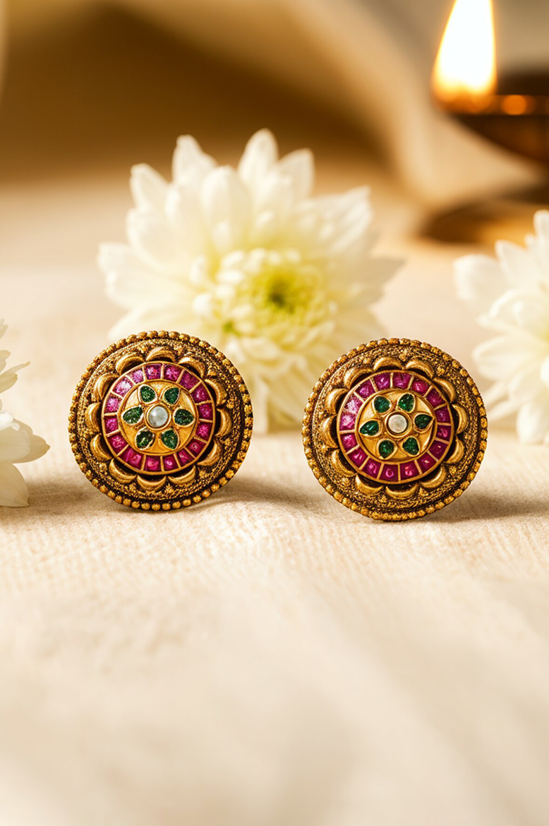 Kashi Antique Studs