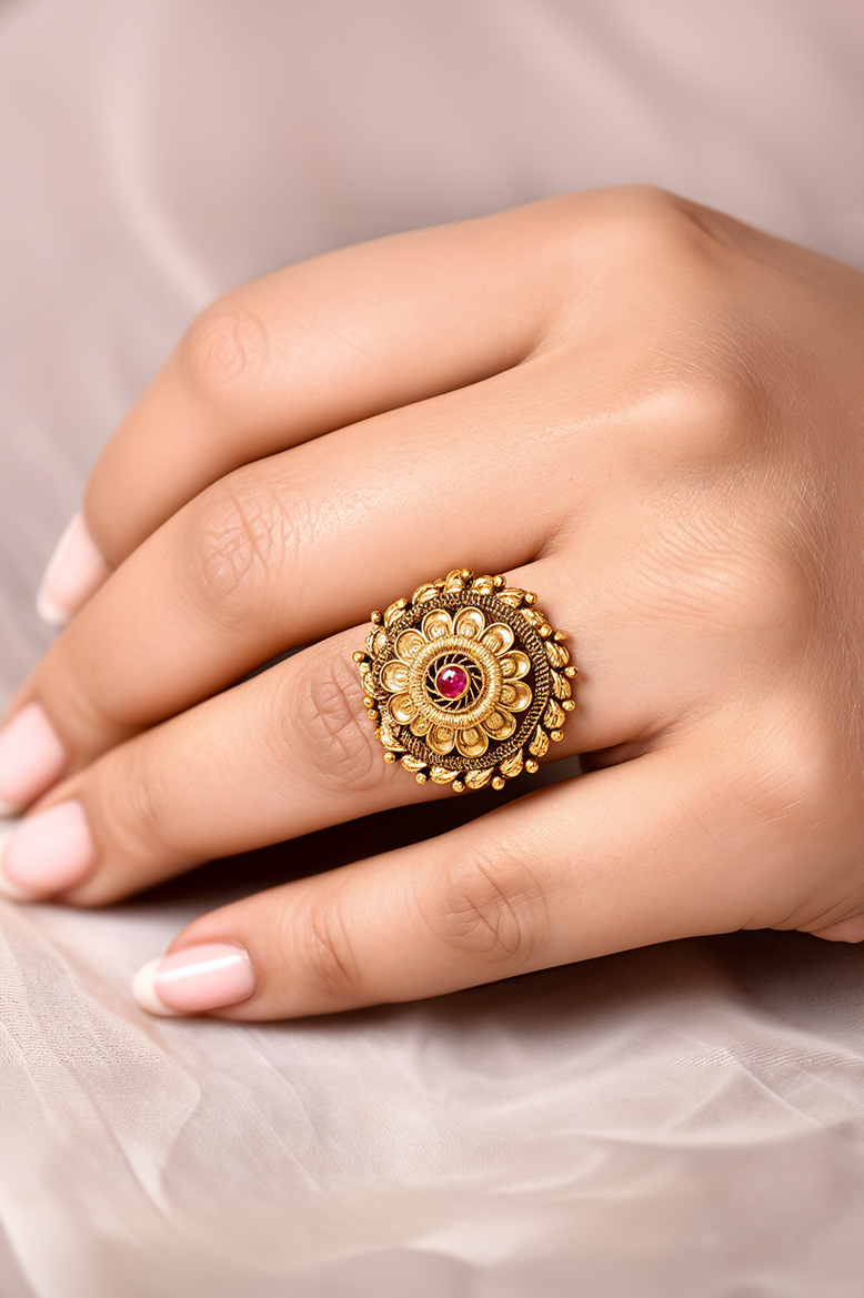 Surya Antique Statement Ring