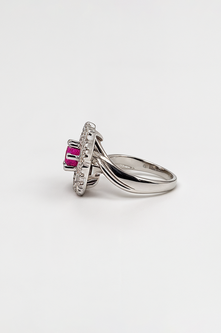 Rosabelle Diamond-Cut Cocktail Ring