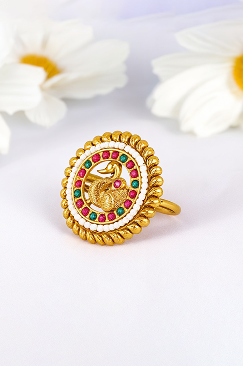 Rajsi Morni Antique Ring