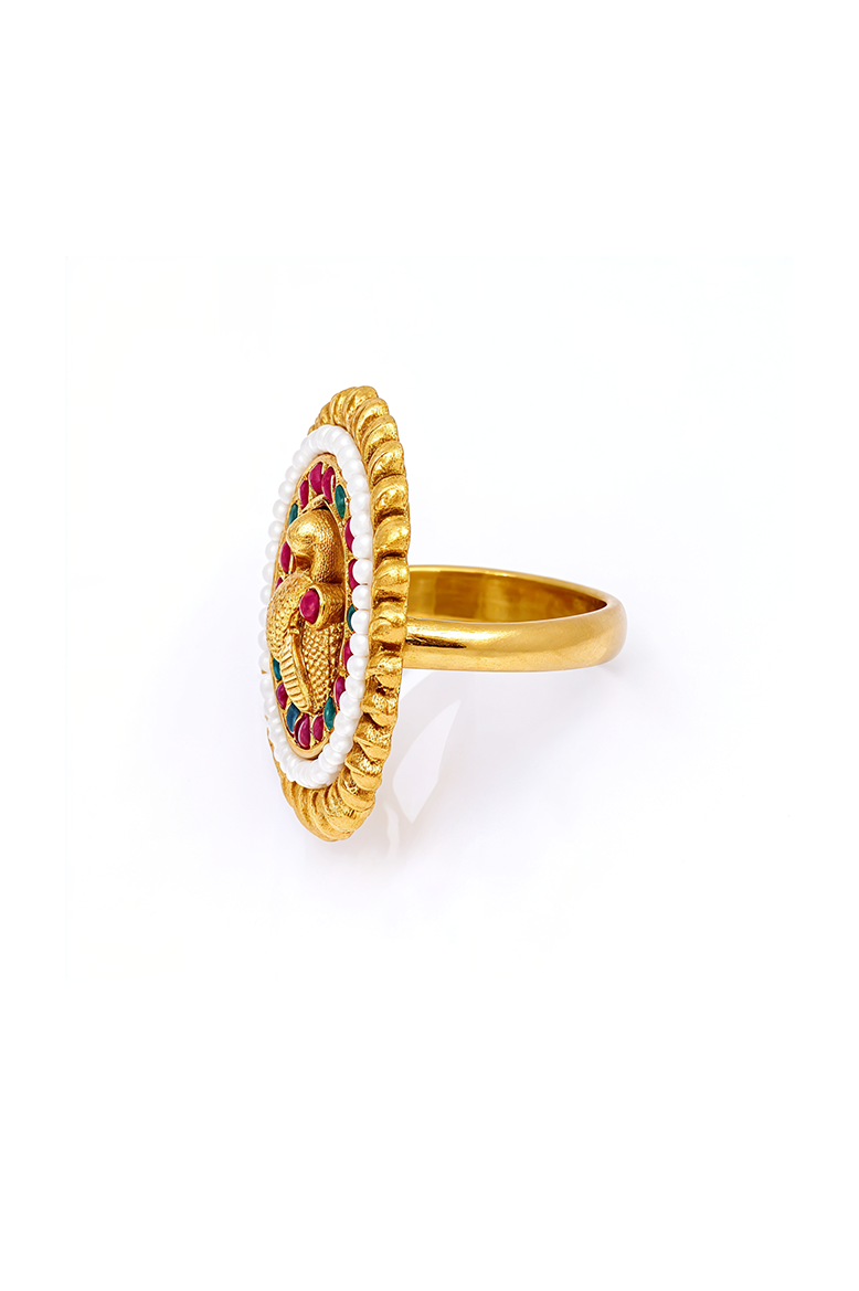 Rajsi Morni Antique Ring
