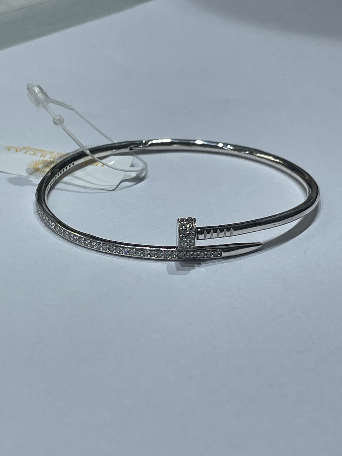 silver kada bracelet