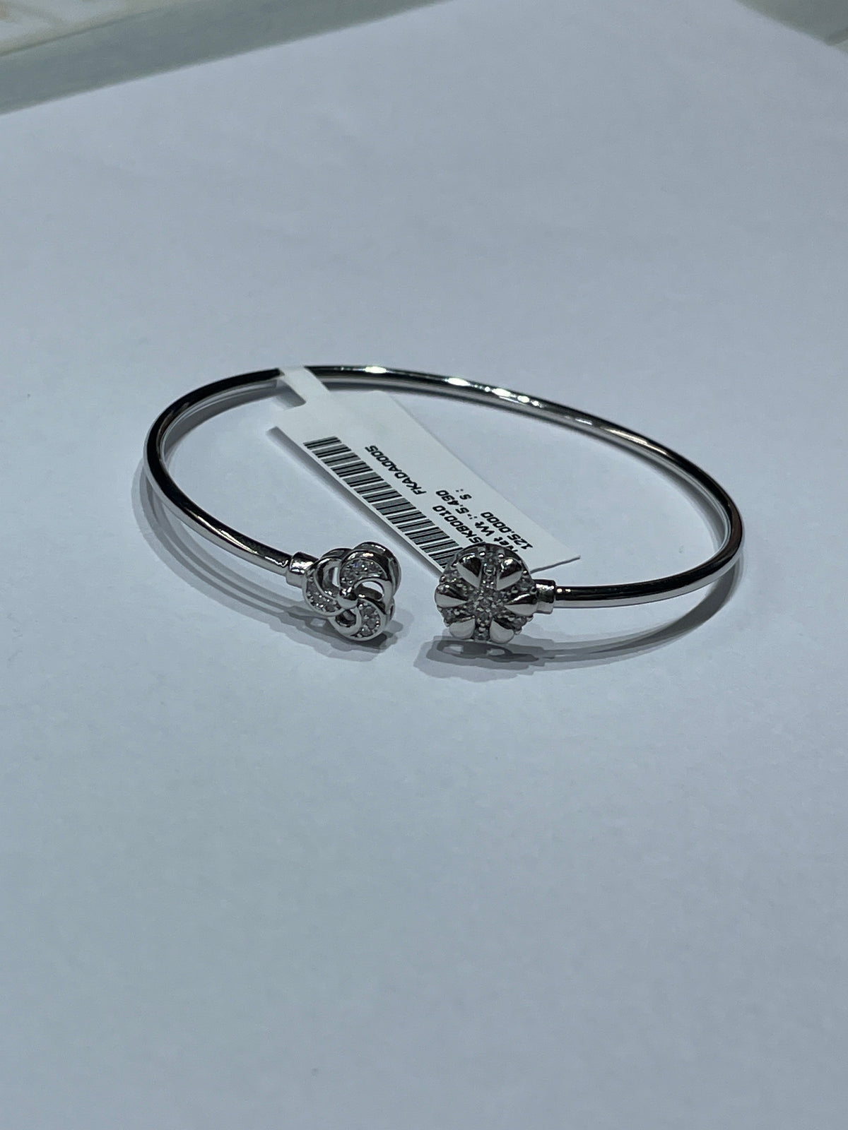 silver kada bracelet