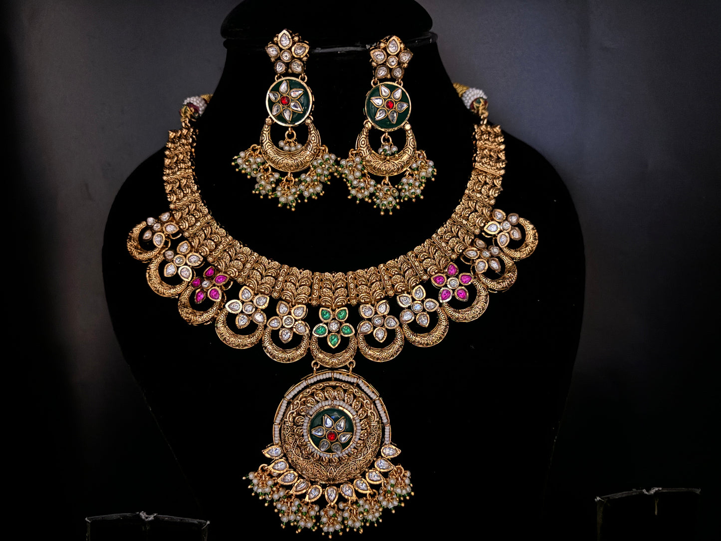 Opulent Antique Necklace Set