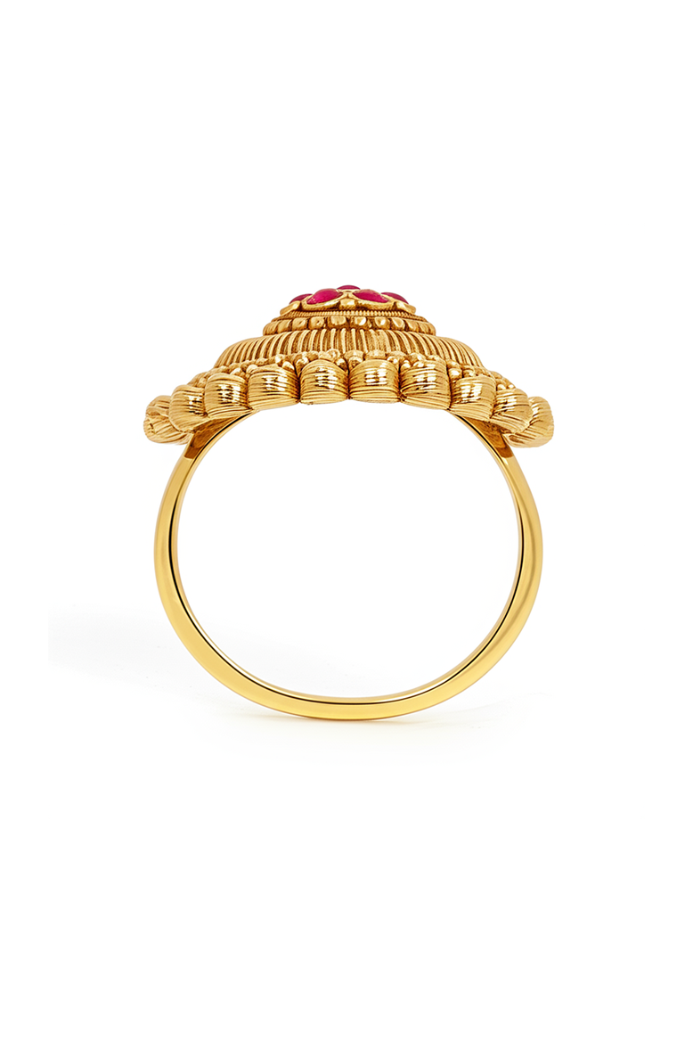Kiran Antique Floral Ring