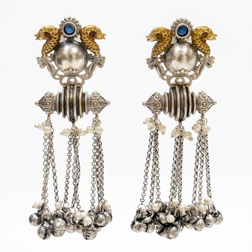 Oxidised Earrings
