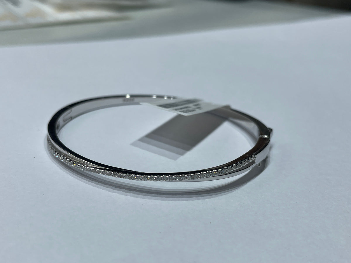 silver kada bracelet