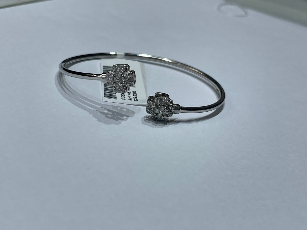 silver kada bracelet