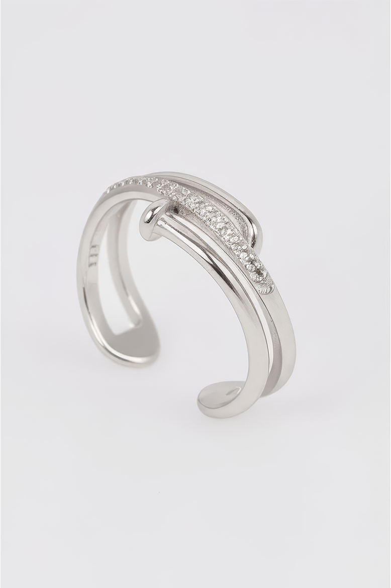 TwineBar Adjustable 92.5 Sterling Silver Ring