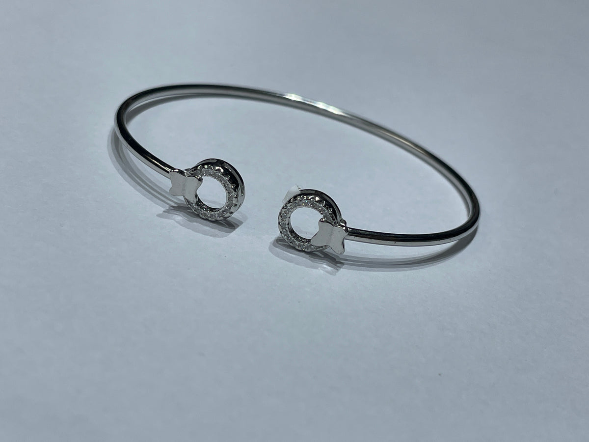 silver kada bracelet