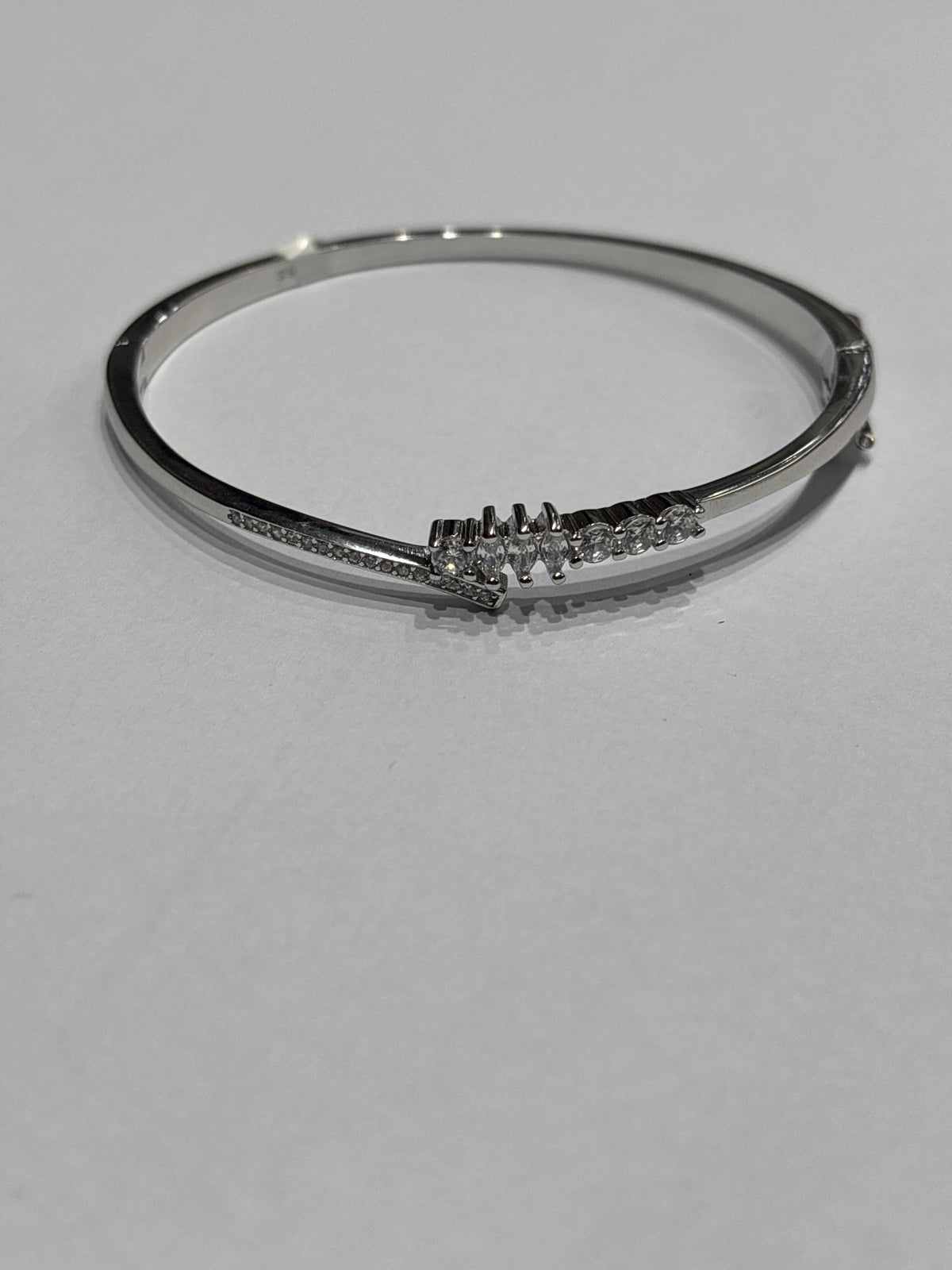silver kada bracelet