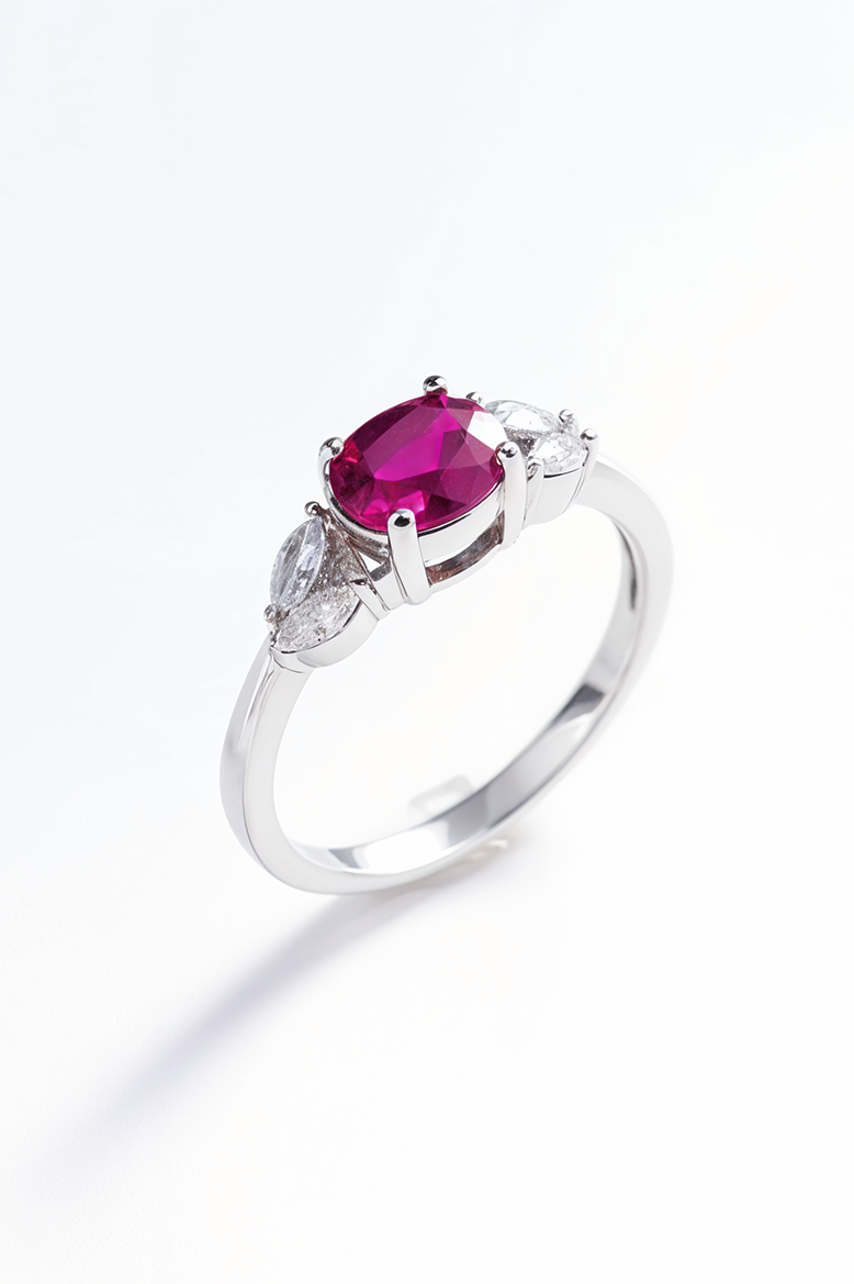 Scarlet Grace 92.5 Sterling Silver Ring