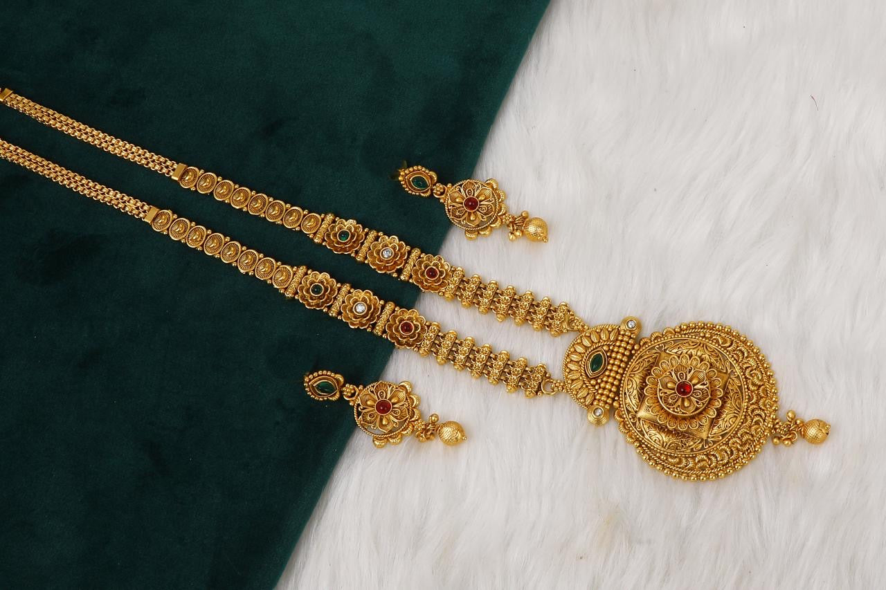 Royal Antique Long Necklace Set