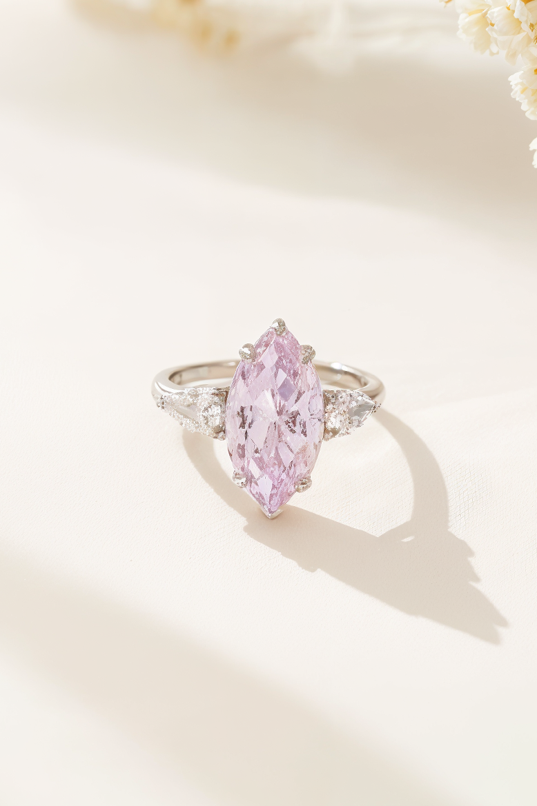Blush Marquise 92.5 Sterling Silver Ring
