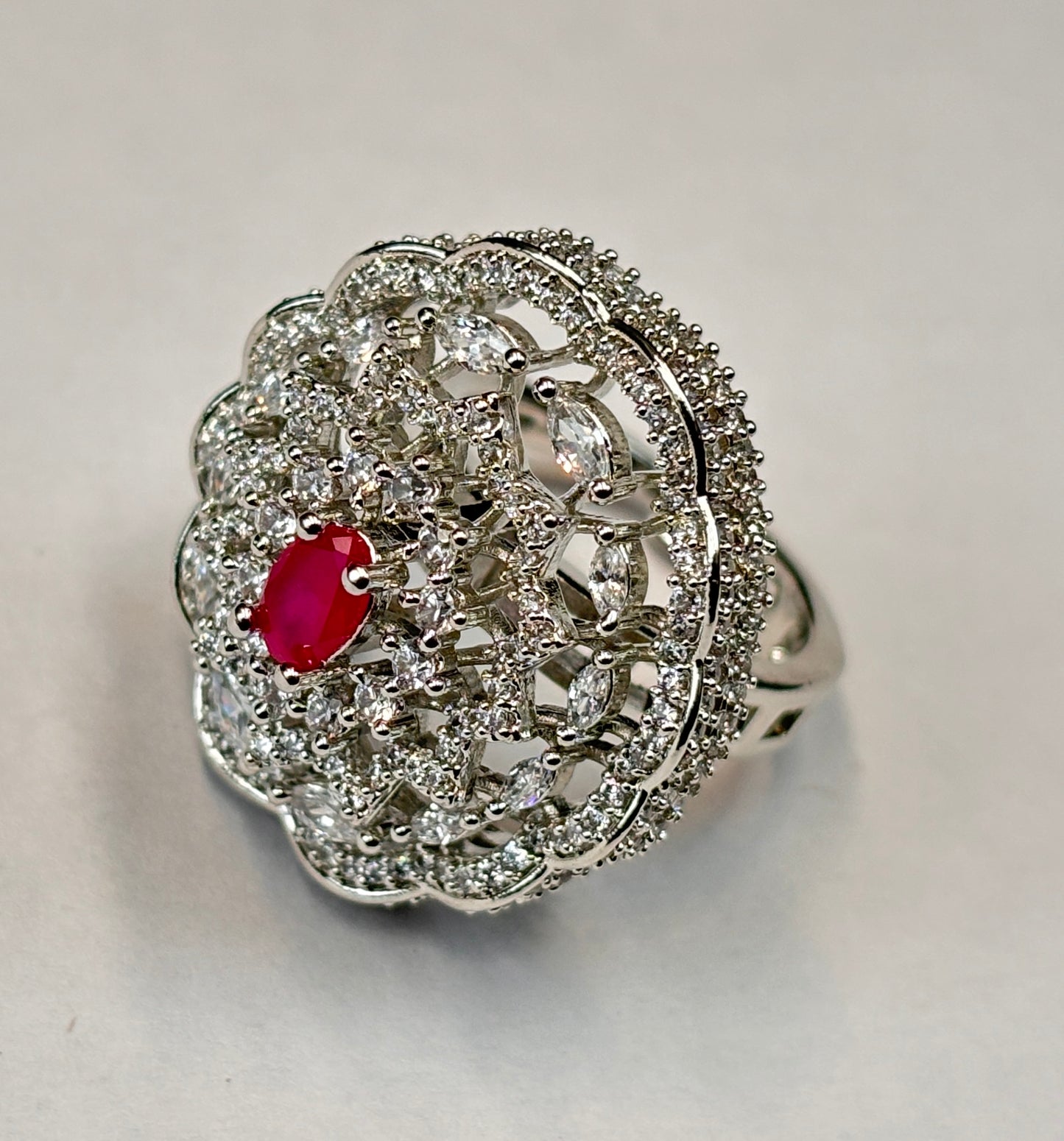 Diamond Round Ring