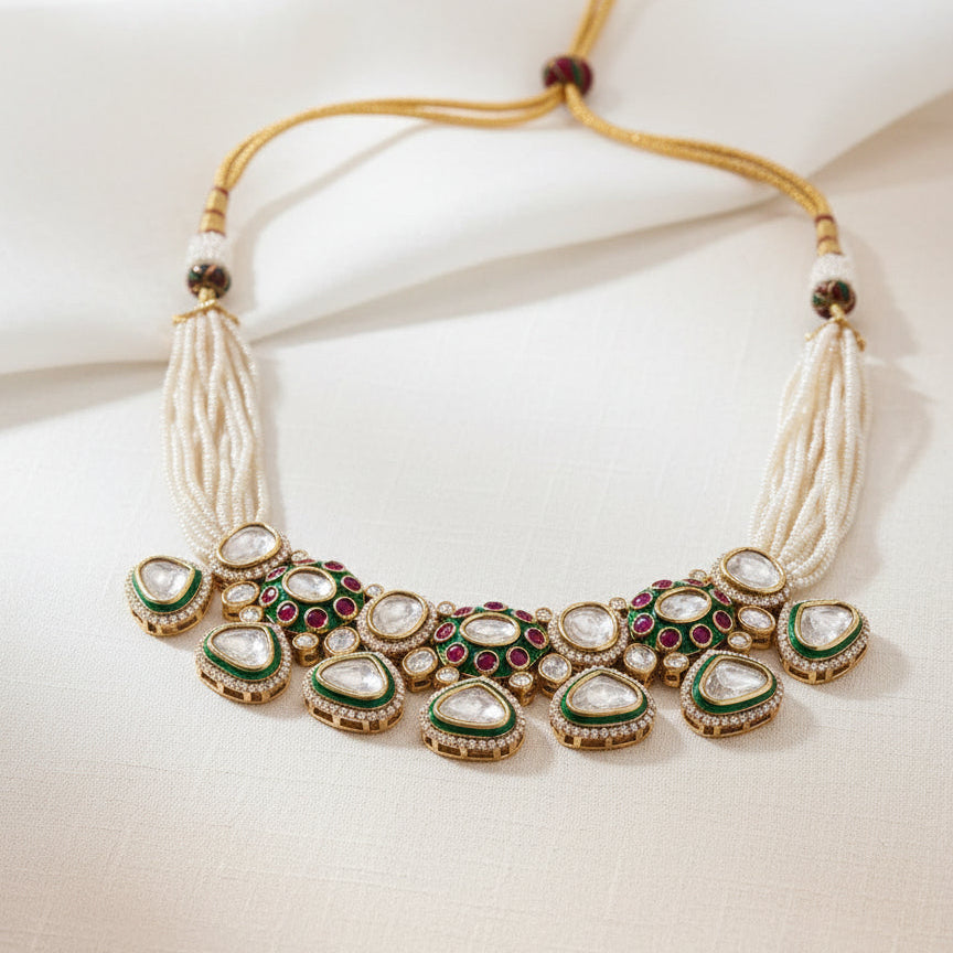 KUNDAN NECKLACE SET