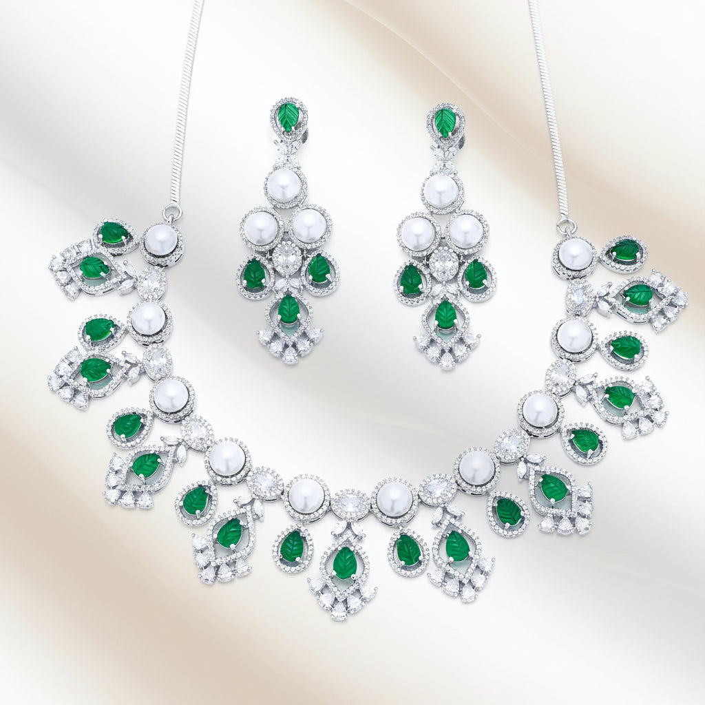 Green Royal Necklace Set
