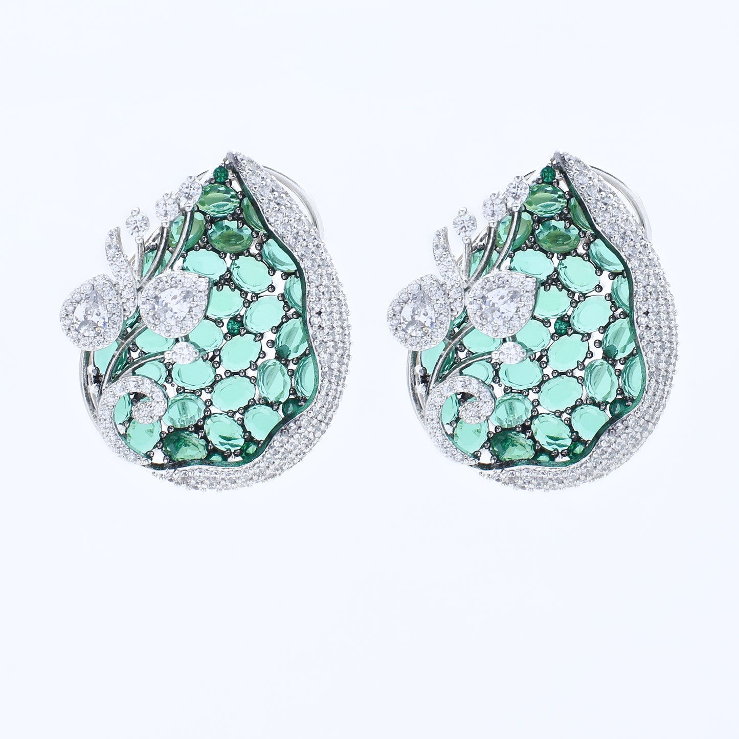 Emerald Enclave Diamond Earrings