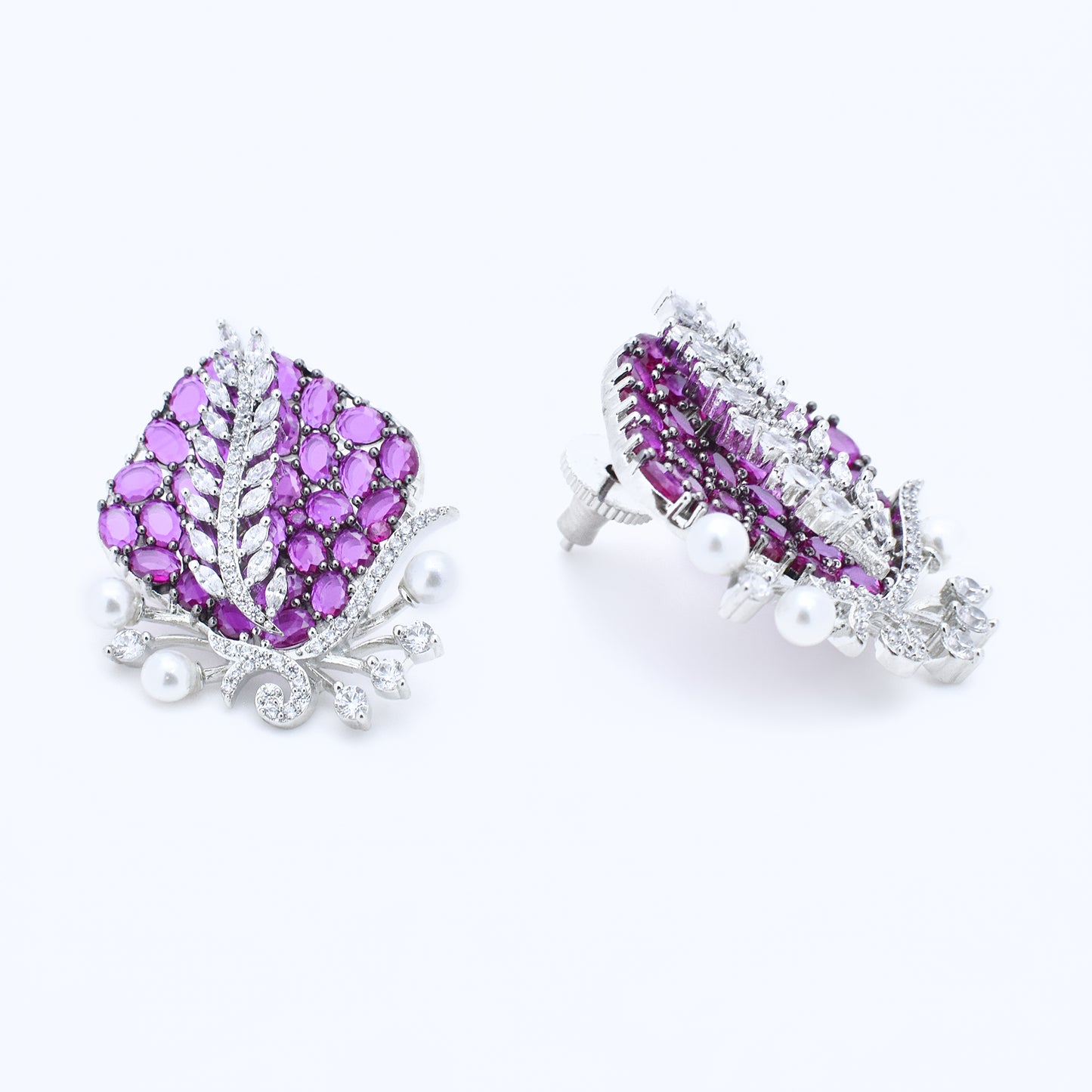 Verdant Grace Stud Earrings