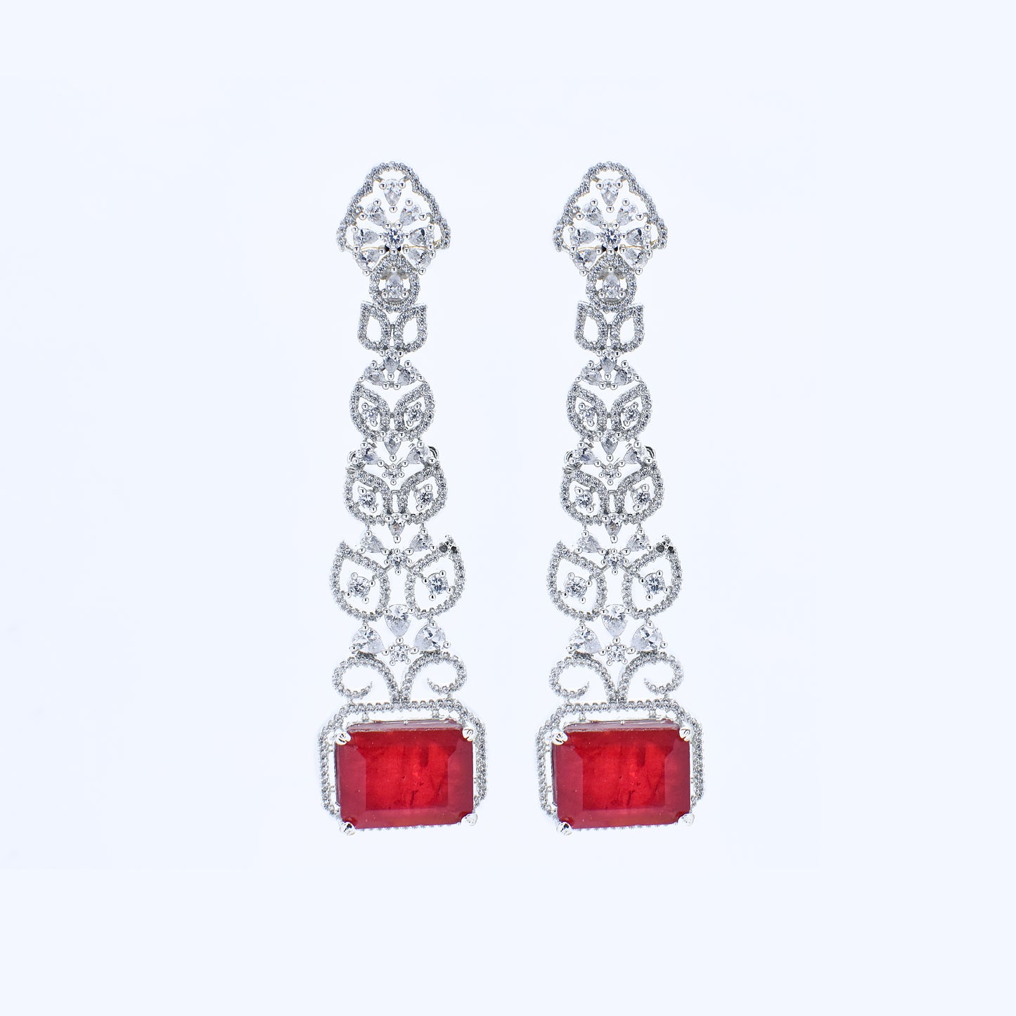 Scarlet Grace Ruby Earrings