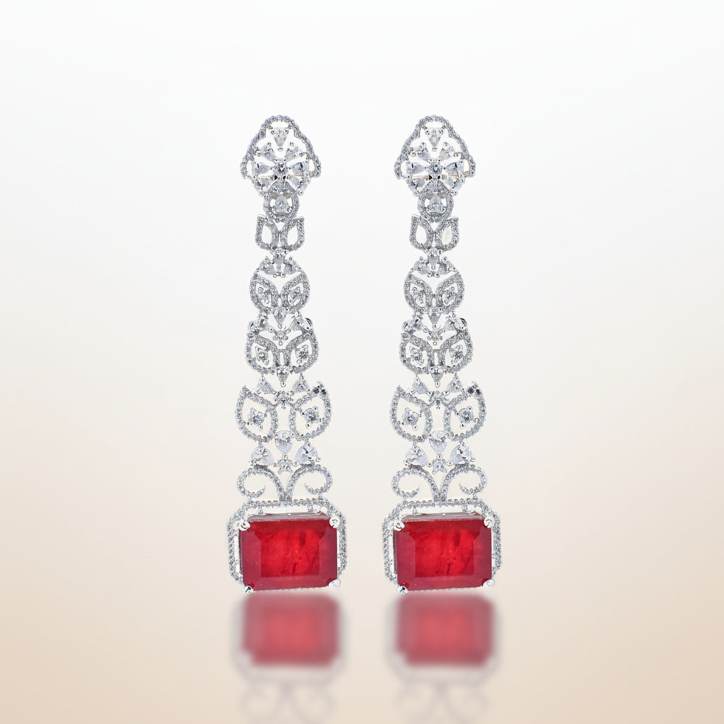 Scarlet Grace Ruby Earrings