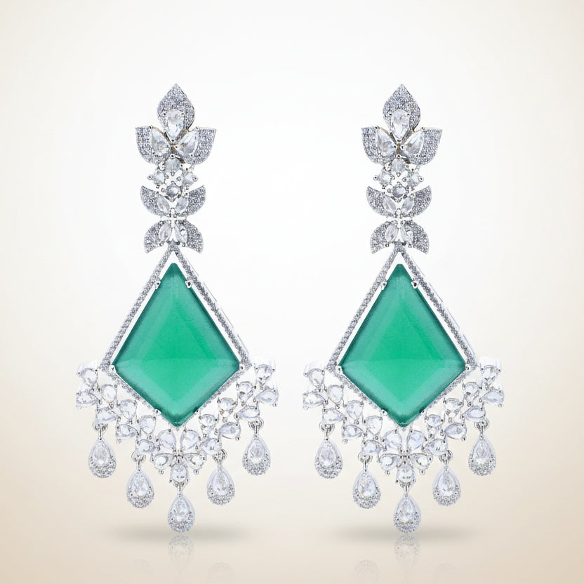 Emerald Royale Drop Earrings