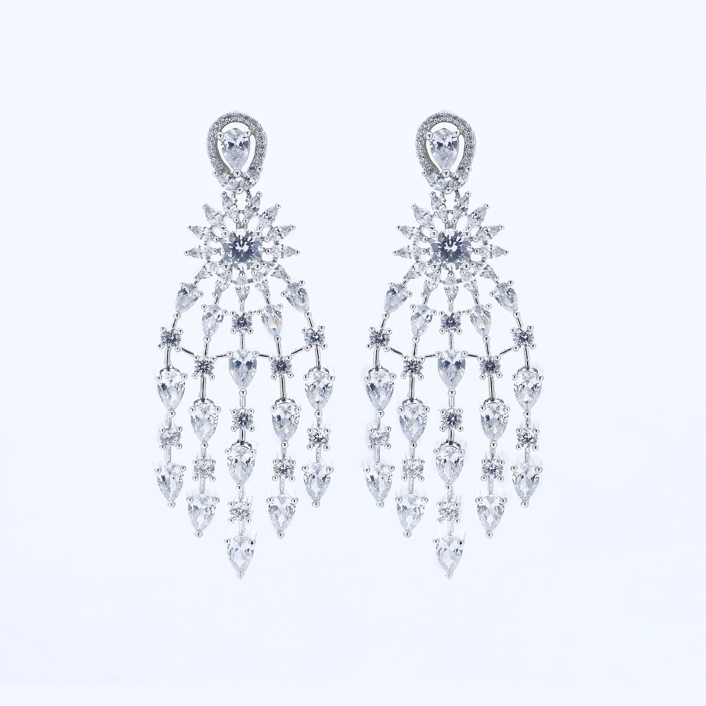 Celestial Cascade Chandelier Earrings