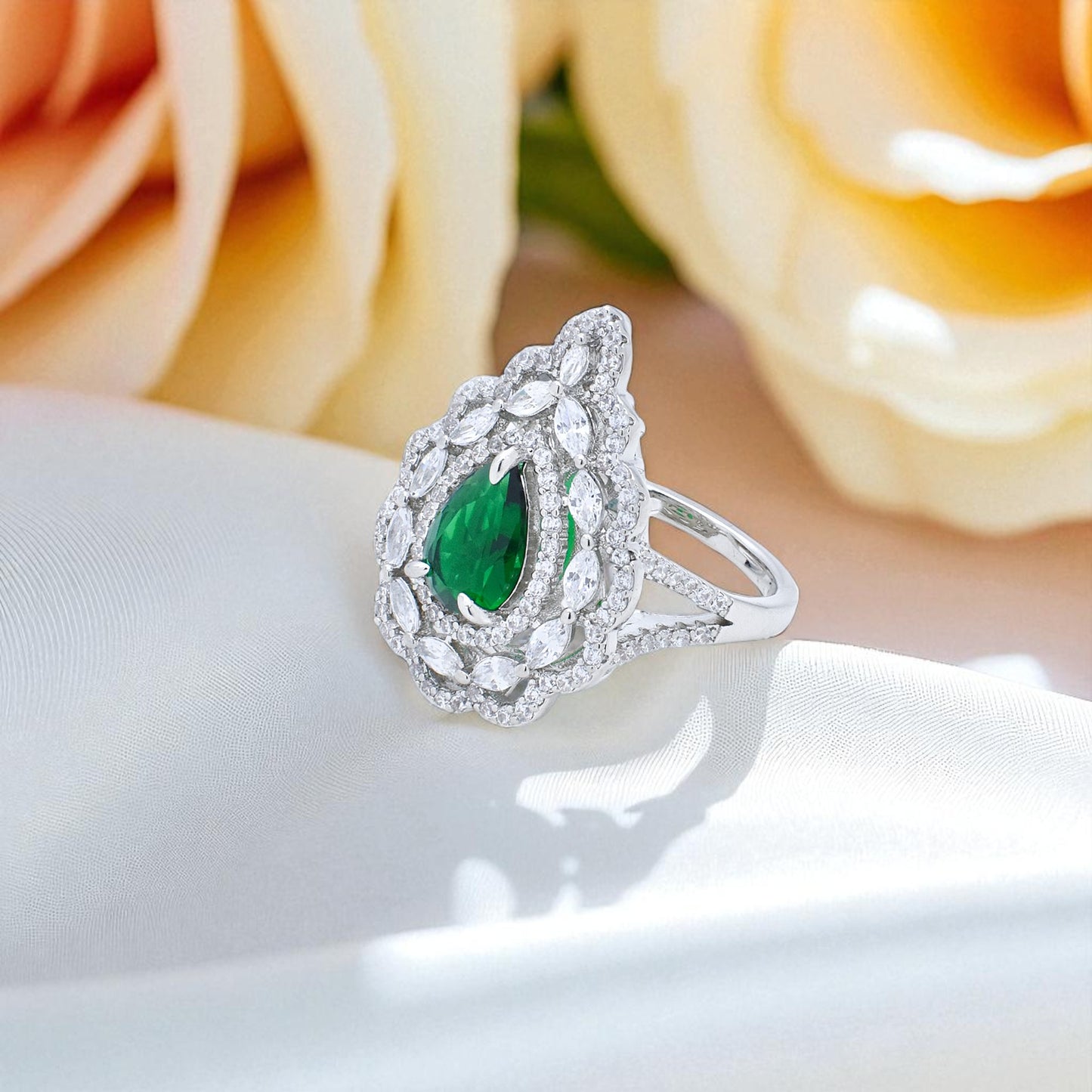 Diamond Drop Ring