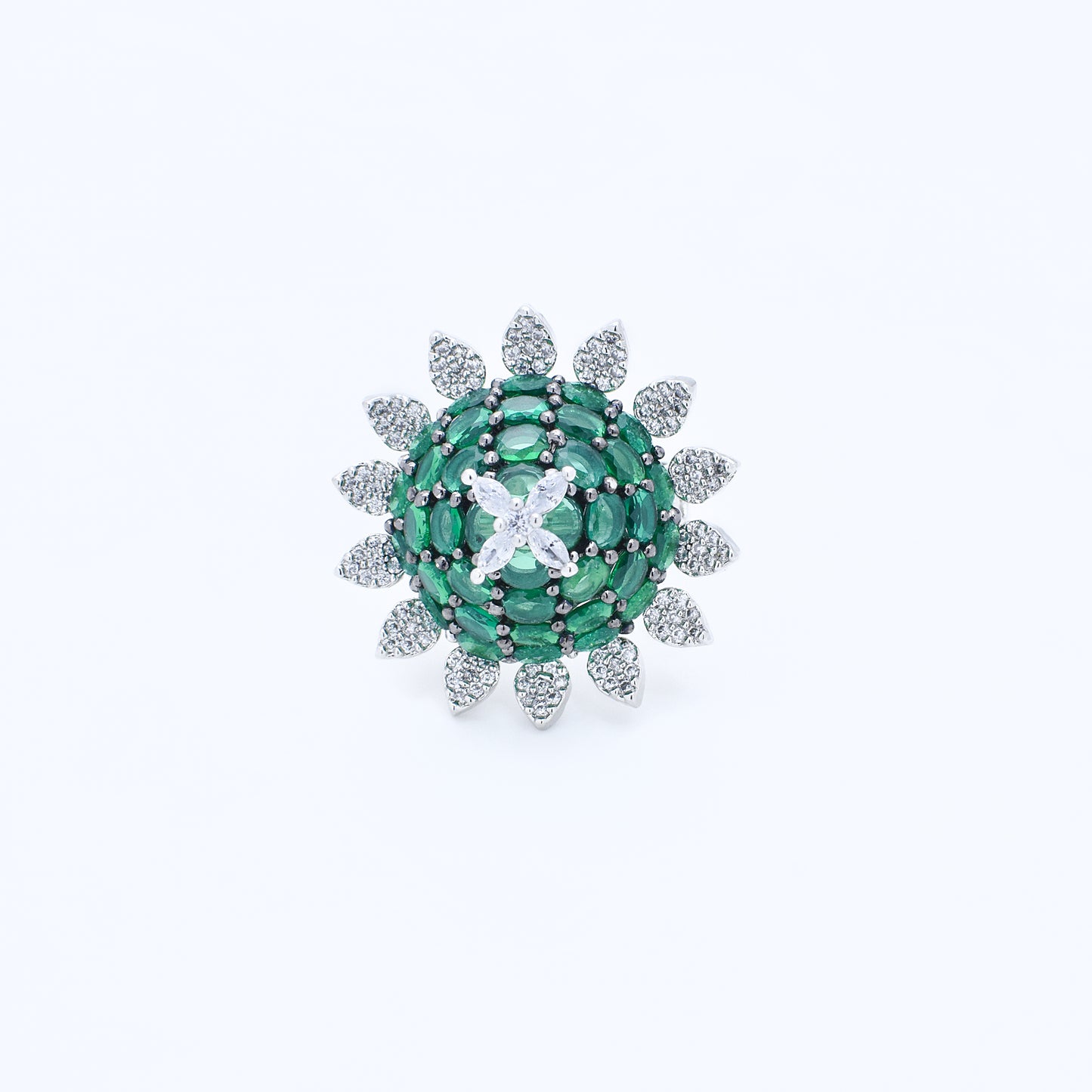 Diamond Elegant Floral Ring