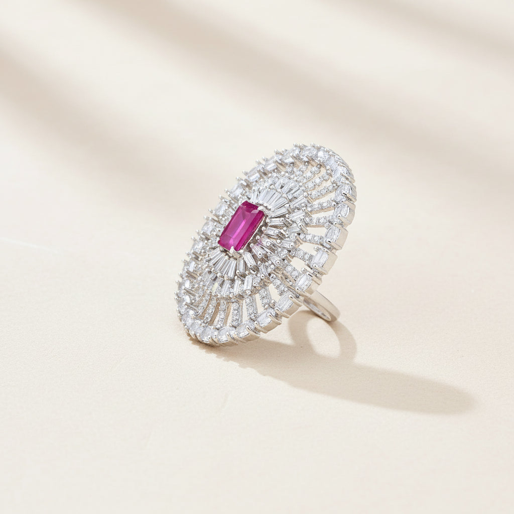 Diamond Round Ring