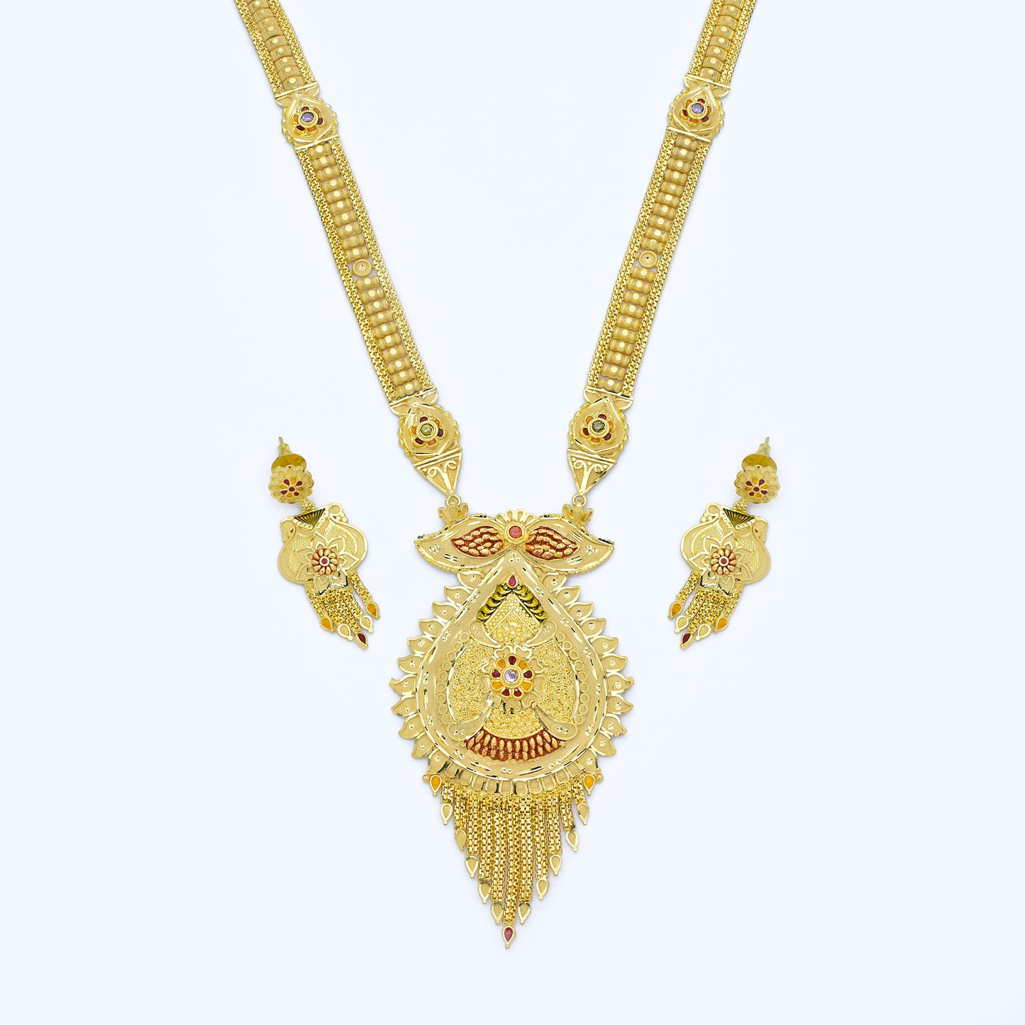 Golden Elegance Gold-Plated Necklace Set