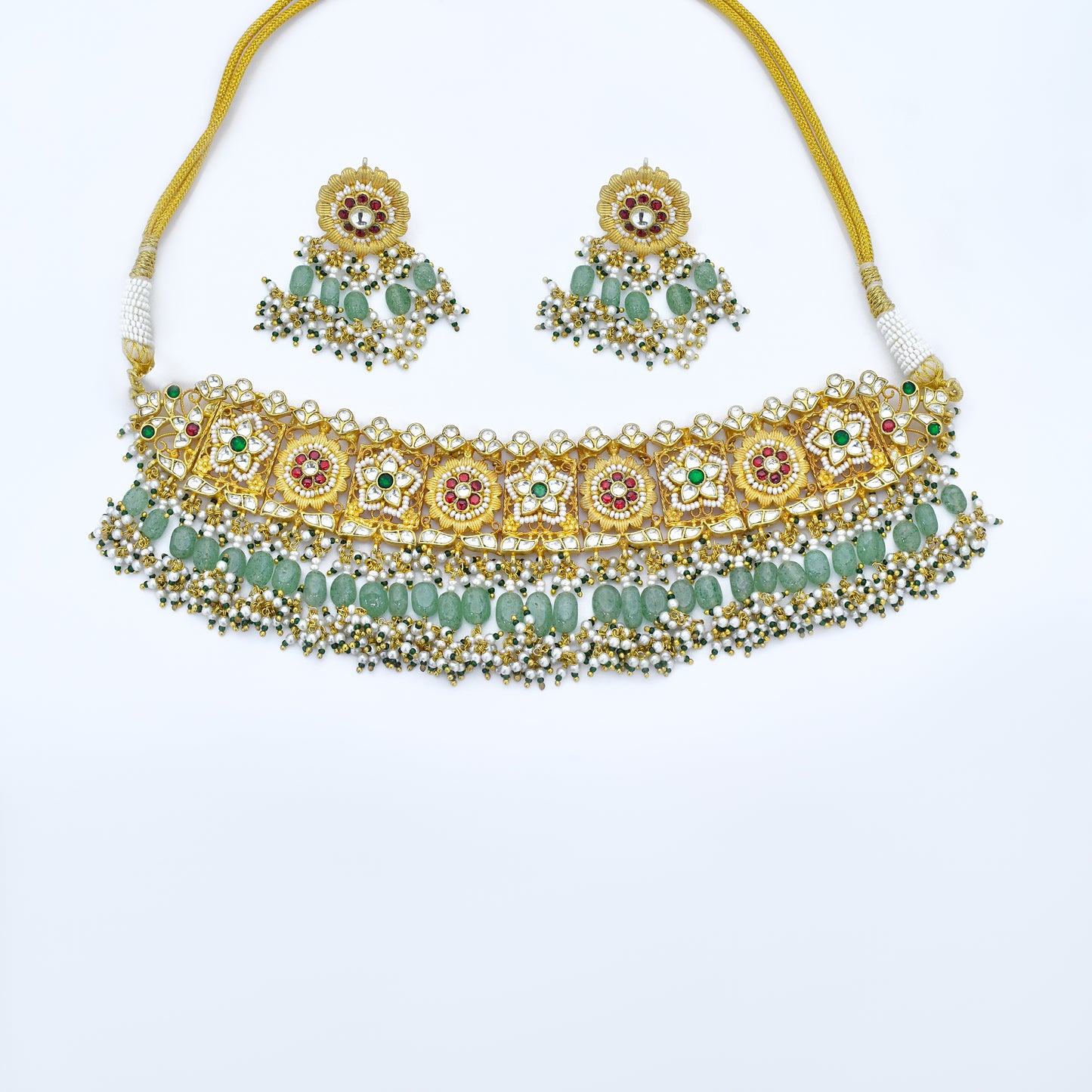 Regal Opulence Kundan Necklace Set