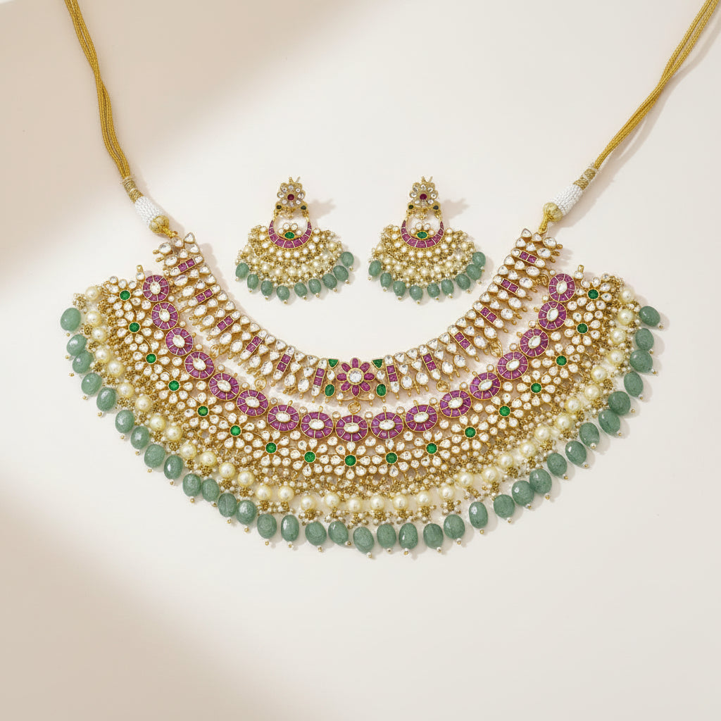 Royal Heritage Kundan Necklace Set