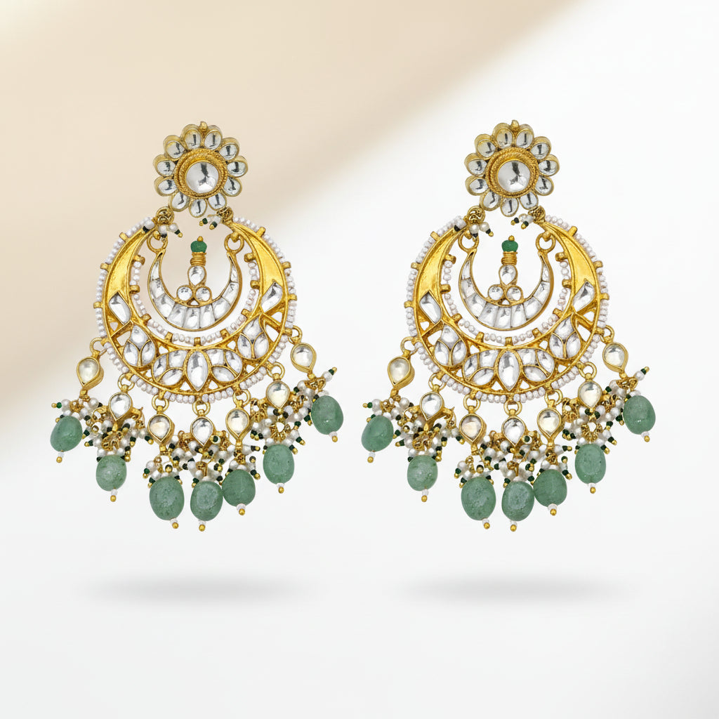 Royal Essence Kundan Earrings