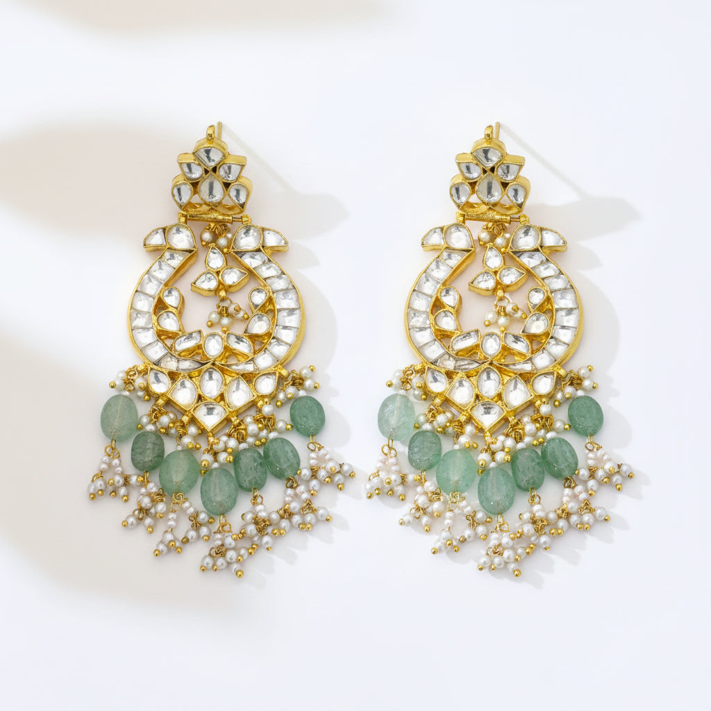 Eternal Grace Kundan Earrings