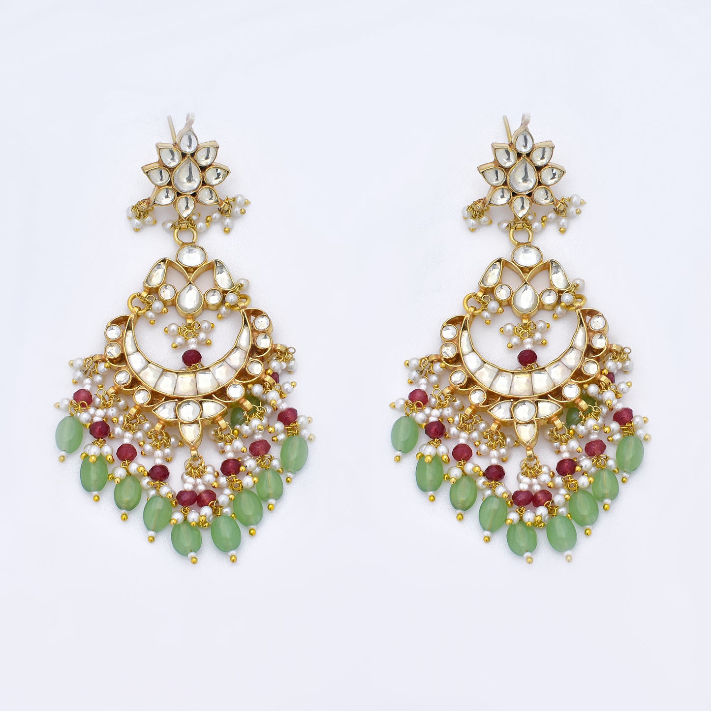 Regal Radiance Kundan Earrings