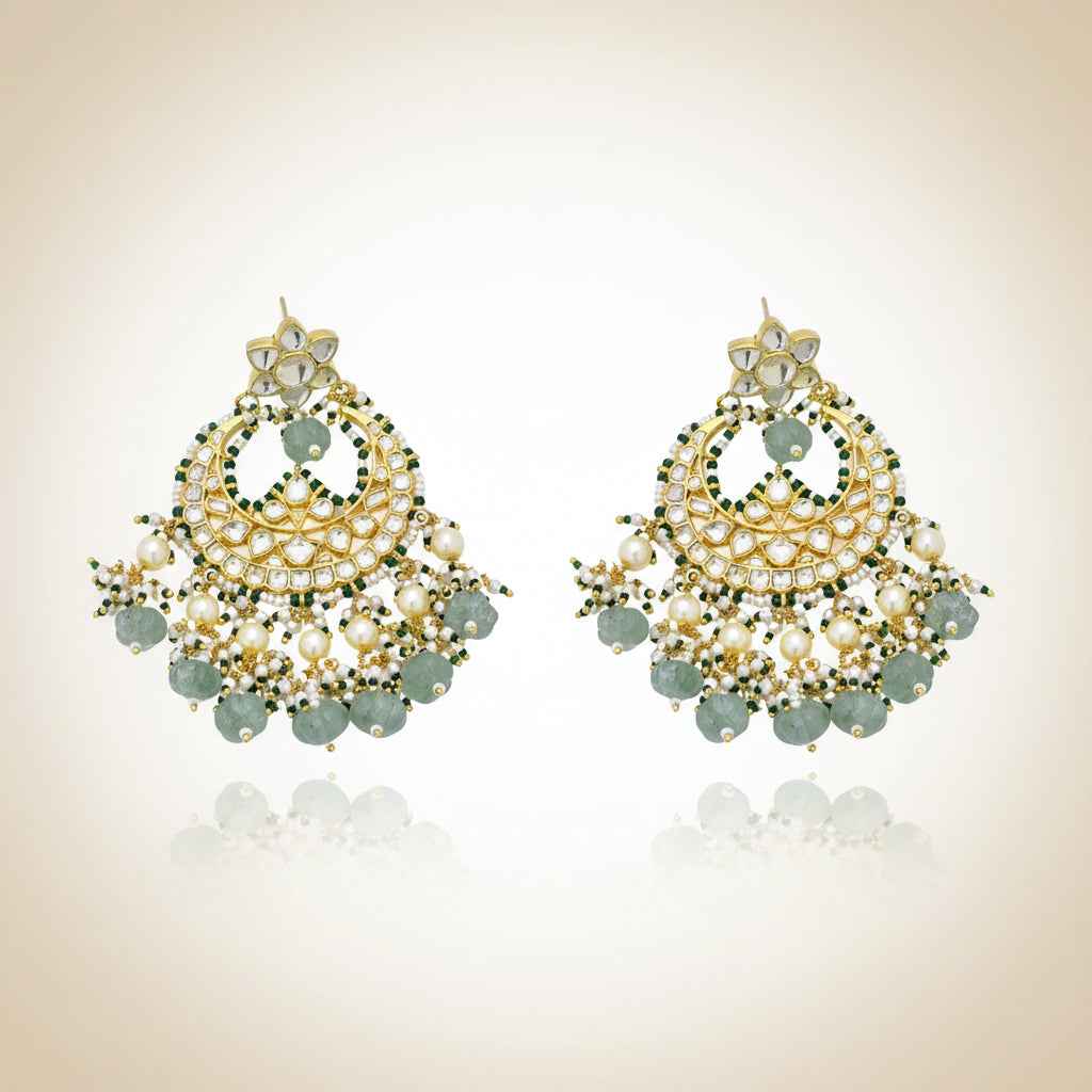 Regal Charm Kundan Earrings