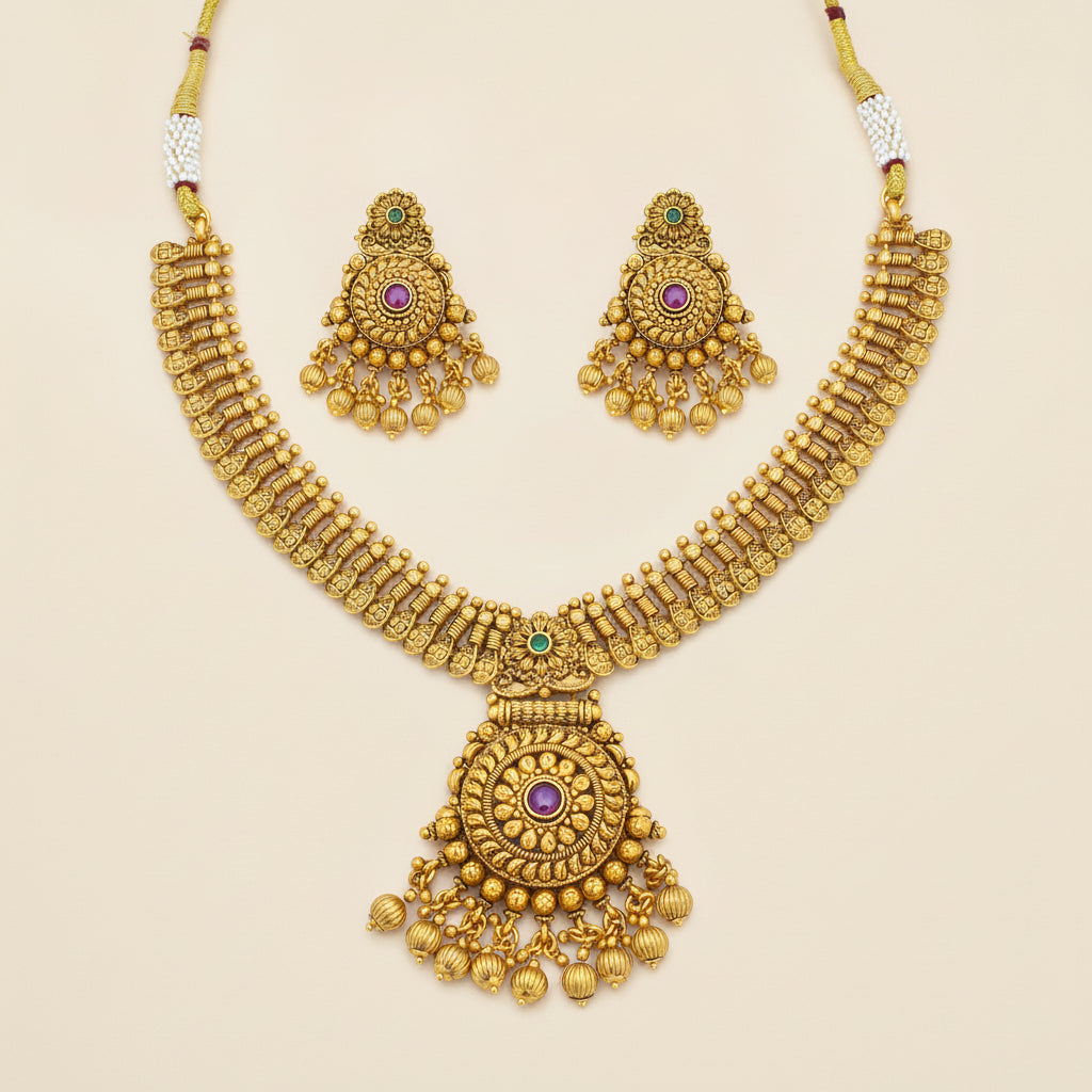 Ornate Antique Necklace Set