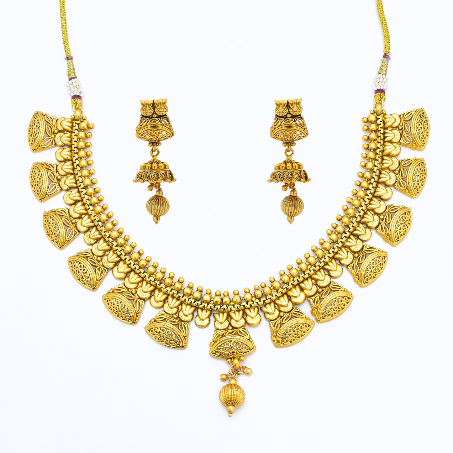 Radiant Antique Necklace Set